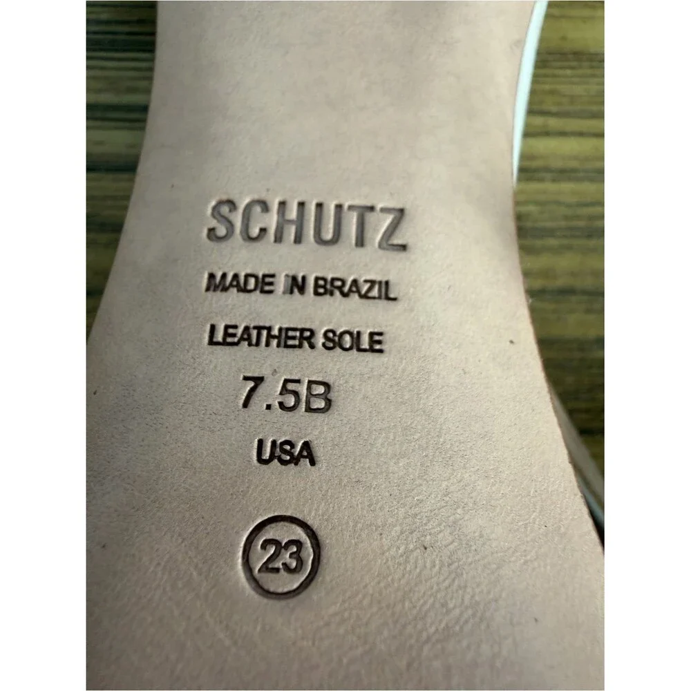 SCHUTZ leather upper